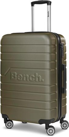 Набір валіз Bench Hartgepäck Seattle 3-в-1: міцний ABS, TSA-замок, 4 колеса | Dark-olive (M, 69 см)