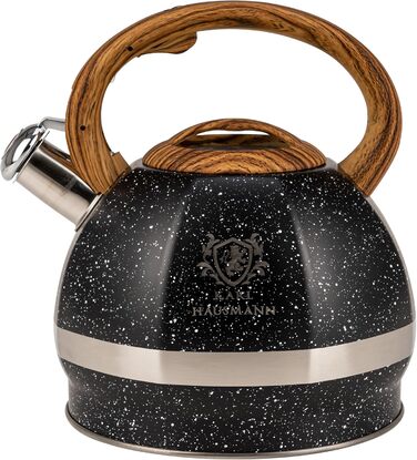 Чайник-заварник Karl Hausmann Induktion 3L з автоматичним свистком, нержавіюча сталь, для всіх типів плит