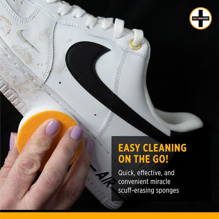 SneakERASERS Instant Sneaker Cleaner Sponge, Effective Shoe Cleaning for White Sneakers