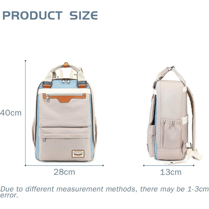 Рюкзак Myhozee для чоловіків та жінок з відділенням для ноутбука 15.6 дюймів, антикрадійний, водонепроникний, для роботи, навчання, подорожей, сірого кольору