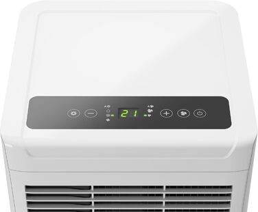 Olimpia Splendid Dolceclima Slim 8 WWB: Портативний кондиціонер 8000 BTU з функцією осушувача та вентиляції, Клас A, 2.1 кВт, Ultra Slim дизайн