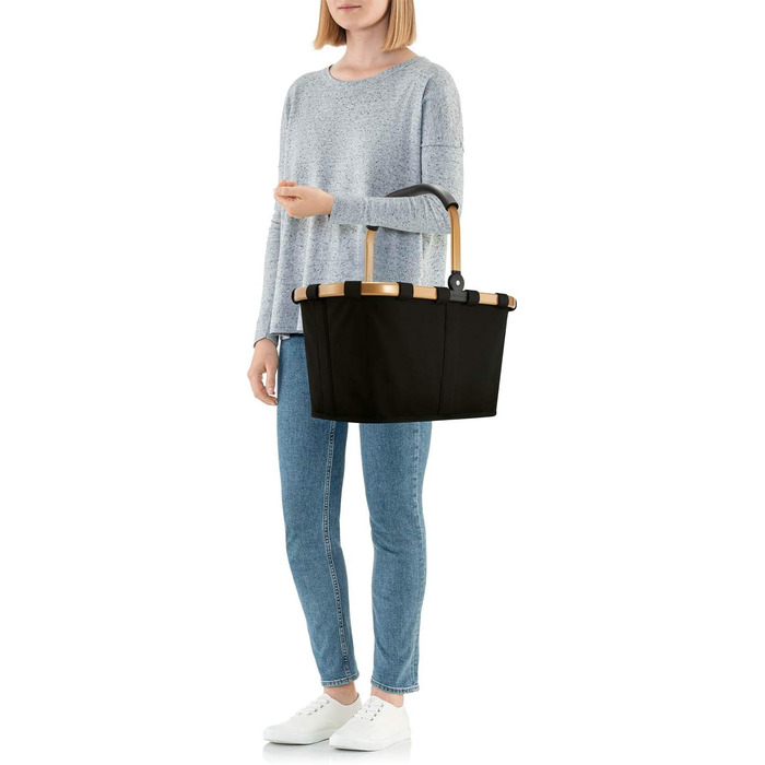 Сумка-переноска Reisenthel Carry Bag Frame Gold/Black – однотонна модель