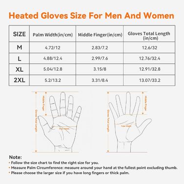 Електричні гріючі рукавички для чоловіків та жінок, з акумулятором 2600mAh, 3 режими нагріву, водонепроникні, чорні
