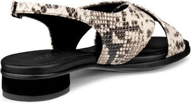 Босоніжки жіночі ECCO Sculpted Alba 25 Slingback, 40-41 EU, темно-глиняний колір, принт під змію