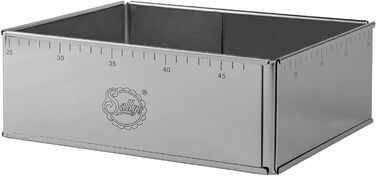 Sallys Backform Backring Tortenring round, rectangular, square, various sizes and shapes (baking molds, 24x19 cm up to 32x46 cm - 10 cm height)