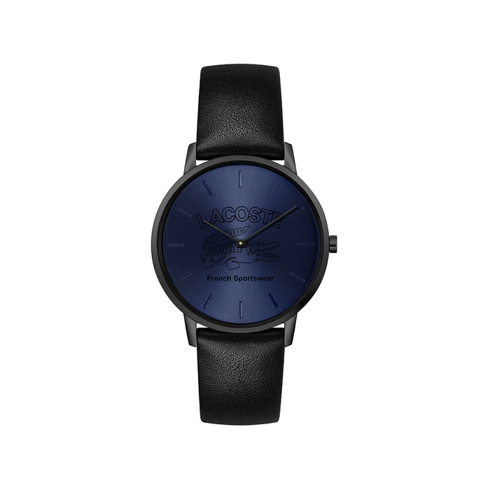 Годинник чоловічий Lacoste Crocorigin Analog Quartz синій - сталевий або шкіряний браслет