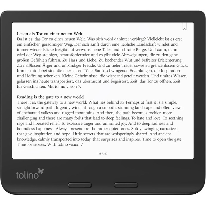eReader Tolino Vision Color - кольоровий електронний зчитувач