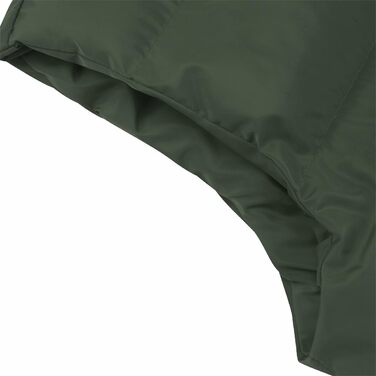 Стьобана жилетка чоловіча Allthemen з коміром-стійкою, спортивна, легка, зимова, для активного відпочинку, перехідна куртка (S, Зелений)