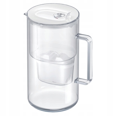 Скляний фільтр-кувшин Aquaphor Glass, білий + 7 картриджів Maxfor+ Mg