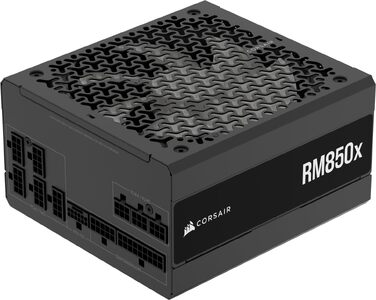 Блок живлення Corsair RM850x (2024) 850W, повністю модульний, ATX 3.1, PCIe 5.1, низький рівень шуму, чорний