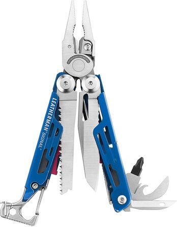 Leatherman Signal Multi-Tool with Nylon Sheath - 19 Tools for Camping, Survival, and Outdoor Adventures