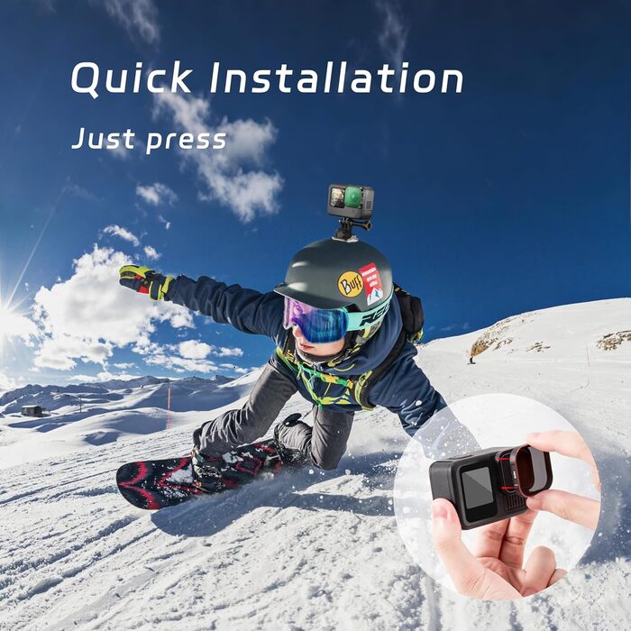 Набір ND-фільтрів для GoPro Hero 13: ND8, ND16, ND32, CPL, Ultra-Weitwinkel, оптичне скло, алюмінієва рамка