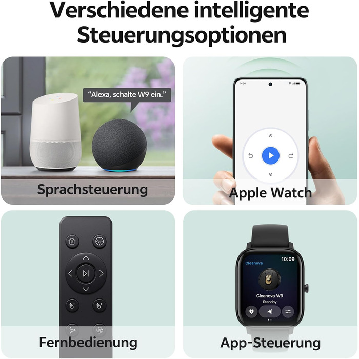 Робот-пилосос Vexilar W9 з функцією миття, 8000Pa, LiDAR-навігація, тихий (50 dB), час роботи 150 хв, 15 зон заборони, 5 карт, керування через додаток, пульт, голосовий помічник, чорний