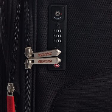 Валіза American Tourister Summerfunk, синя, 79 см, 119 л, розширювана, на 4 колесах, поліестер