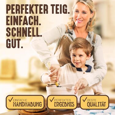 Датський віск для тіста: ідеальний тісто для випічки - високоякісний віск для тіста як аксесуар для випічки хліба - мішалка для тіста, тістоміс, датський віск як аксесуар для випічки хліба