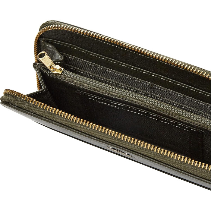 Timberland Women's Leather RFID Zip Around Wallet Clutch with Wristlet Strap