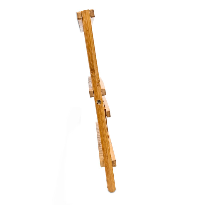 Relaxdays CROSS Bamboo Dish Drainer, 42 cm wide