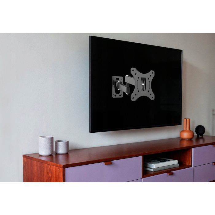 Кронштейн для телевізора LTC поворотний та нахильний, до 10 кг, 32 дюйми, VESA 100x100