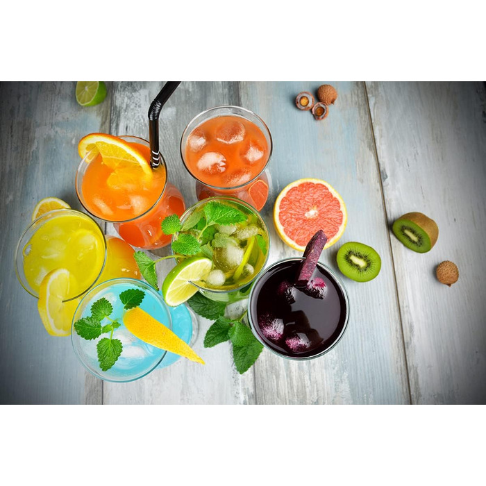 6 шт. склянок для коктейлів Sendez, 480 мл, Long Drink, склянка для напоїв