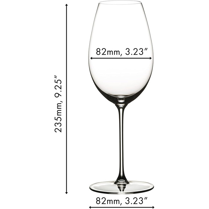 Бокали для вина Riedel Veritas Coupe Moscato 2 шт, 240 мл, білі (Sauvignon)