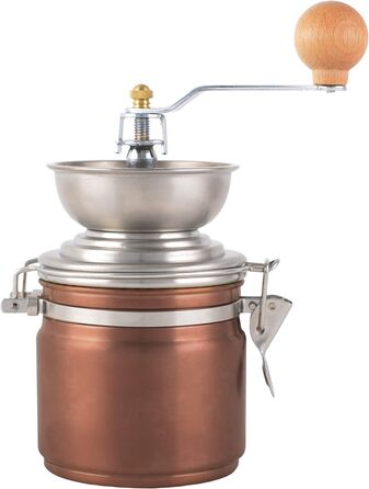 Кавомолка La Cafetière з нержавіючої сталі, мідне покриття, коричнева