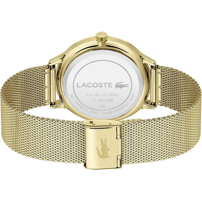 Годинник чоловічий Lacoste Club Quartz з золотистим браслетом з нержавіючої сталі - 2011224