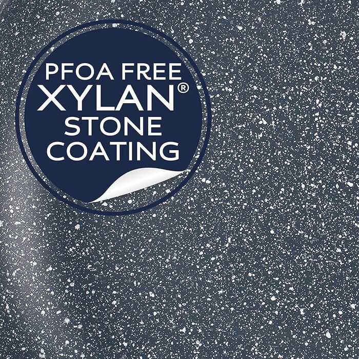 Сковорода Russell Hobbs RH00840EU7 з антипригарним покриттям, 20 см, для приготування омлетів, індукційна, з бакелітовою ручкою, з покриттям Nightfall Stone