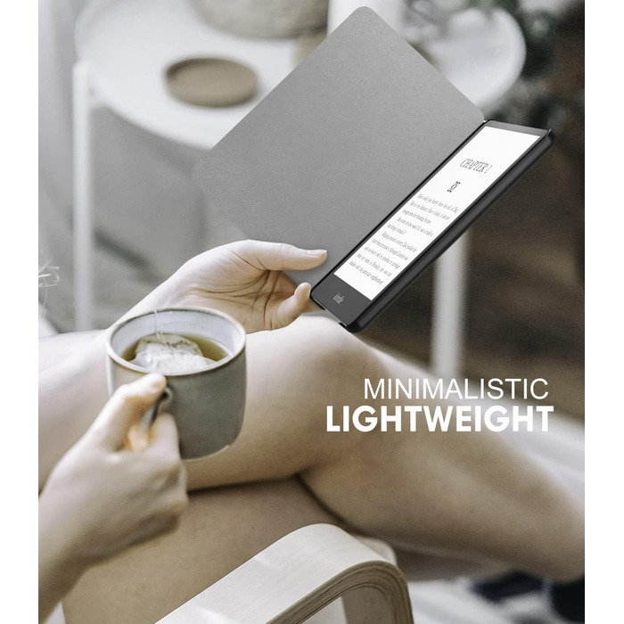 Чохол MoKo для Kindle Paperwhite 11 (2021) 6.8 дюйма, тонкий, легкий, з авто-вимиканням, зелений, чорний