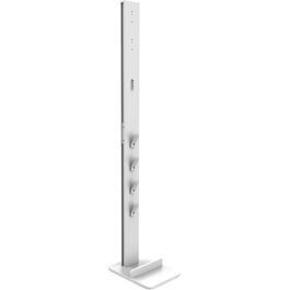 PureMounts Vacuum Stand Foot Organizer Compatible with Dyson V6 Pro, V7, V8, Cyclone Fluffy/Absolute, V10 Total Clean, Torque Drive, and V11 Animal, V12 Slim Absolute, V15 Detect Absolute, White for Vacuum 4x Accessory Holders White
