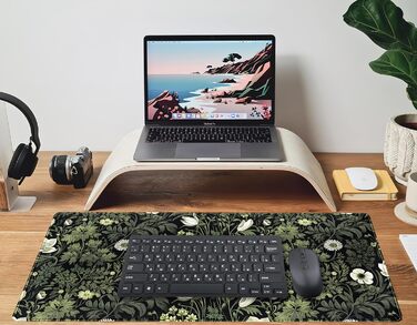 Килимок на стіл Moon Mushroom Gaming з принтом темних карт Таро, XXL 80x40 см, килимок під мишу та клавіатуру