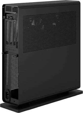 Корпус Fractal Design Ridge Black Mini-ITX для ігрового ПК з PCIe 4.0, 2 вентилятори 140мм PWM, USB Type-C