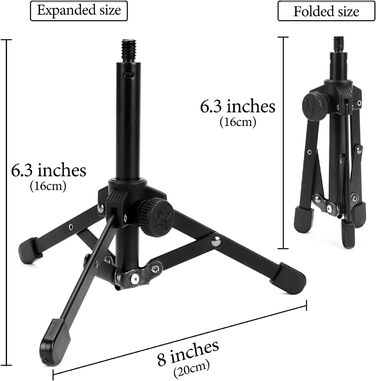 Стійка для мікрофона Geekria: сумісна з ATH AT2020, AT2020USB, AT2035, AT2050, ATR2500x