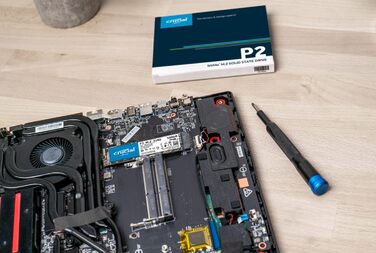 SSD Crucial P2 2TB M.2 PCIe Gen3 NVMe - внутрішній накопичувач, 2400 МБ/с