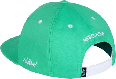 Кепка Nebelkind Snapback для чоловіків та жінок, універсальний розмір, регульована, унісекс, якісна бейсболка в стилі streetwear, ретро білий (м'ятний)