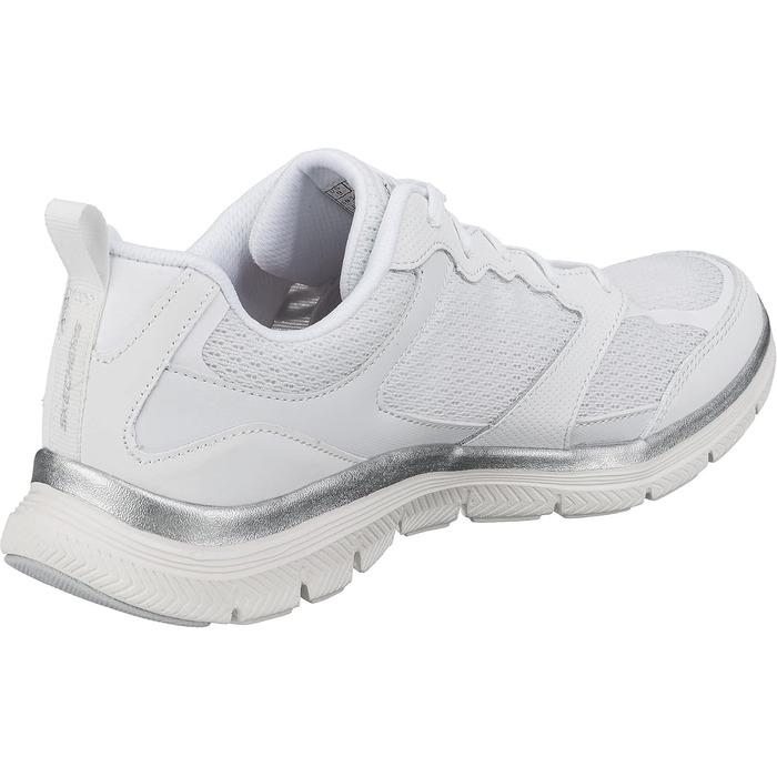 Кросівки Skechers Flex Appeal 4.0 Active Flow для жінок, 40 EU, білі, шкіра та сітка