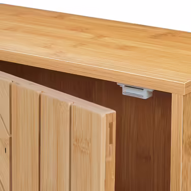 Relaxdays Bamboo Hanging Shelf
