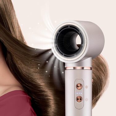 Ufesa Haarstyler Pro Glam Twist 7-в-1: цифровий безщітковий мотор, Coanda-система, керамічне покриття, іонізація, професійні насадки, рожевий