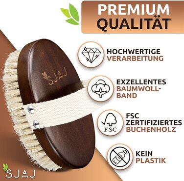 SJAJ Energy Brush - The copper brush, also known as a monastery brush, is used as a dry brush and promotes an energetic sense of well-being on the skin, cleansing.