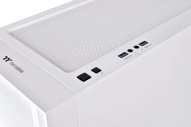 Корпус Thermaltake TG RGB ATX з темперованим склом | 120мм вентилятор | Чорний (H570 ARGB, Snow)