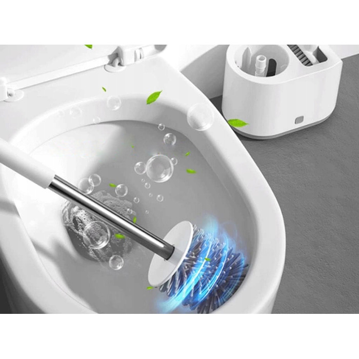 Силіконовий набір для чищення унітаза 2в1: подвійний комплект щіток для туалету