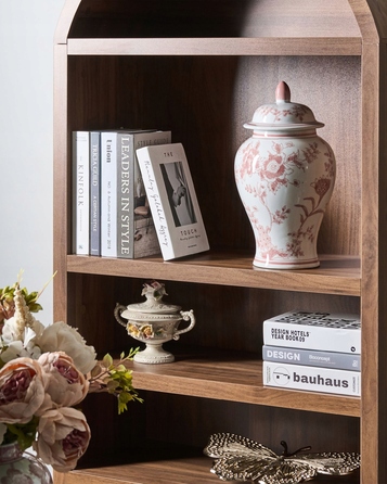 Ваза Beliani з порцеляни, 18 x 38 см