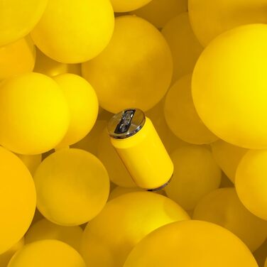 Термос Yoko Design Thermoskanne з нержавіючої сталі, двостінний, BPA-free, 280/500 мл, лимонний колір