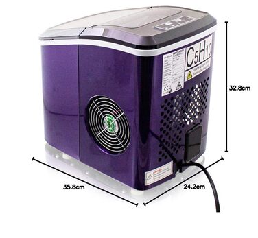 Машина для приготування льоду з нержавіючої сталі, Ice Maker, фіолетовий колір