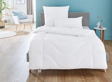Irisette Warm Winter Comforter/Duvet Lotte, with Top Cool Fabric, washable at 95 degrees, includes storage bag, 155 x 200 cm, white, Öko-Tex certified, Made in Germany 155 x 200 cm Duo - Winter Comforter