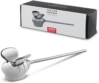 Alessi Candle Snuffer, Porcelain, Silver, One Size