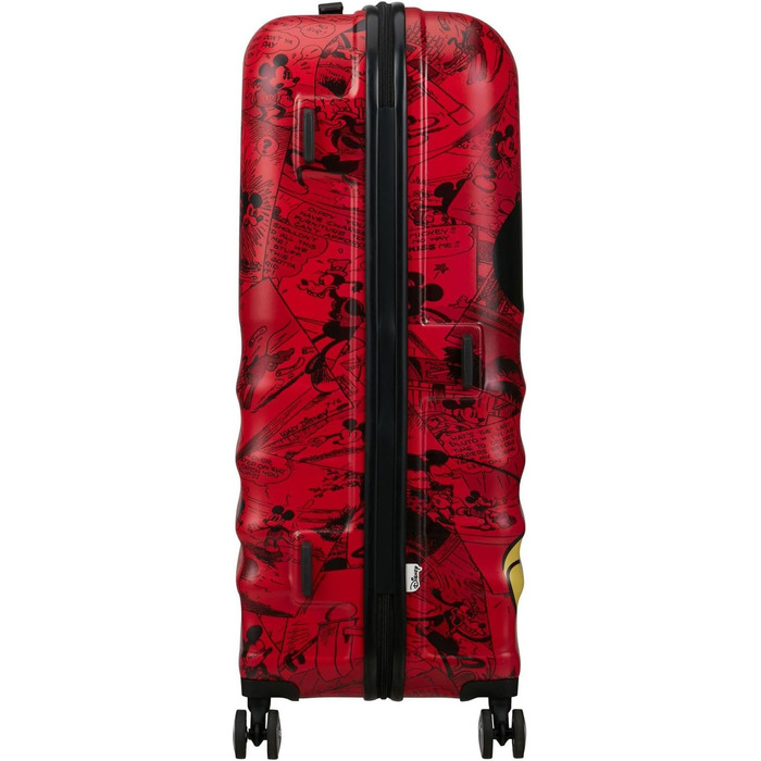 Чемодан American Tourister Wavebreaker Disney FL Spinner L, 77 см, 96 л, червоний (Mickey Comics)