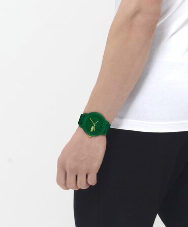 Годинник Lacoste LACOSTE.12.12 Hero чоловічий кварцовий з силіконовим браслетом (зелений)