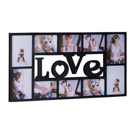 Relaxdays Photo Frame LOVE for 10 Photos