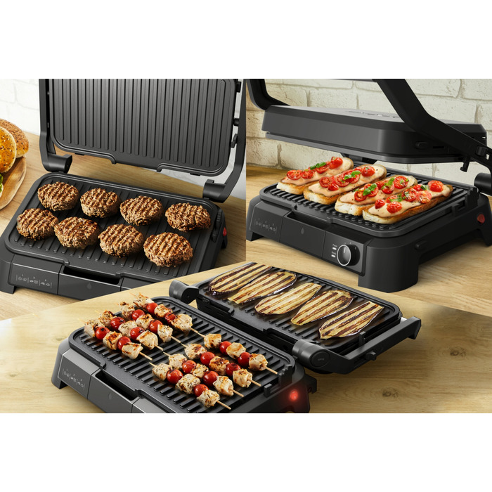 Електричний гриль Tefal GC520DE0, 2200 Вт, площа 800 см², з регулюванням температури