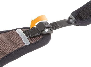 Шлейка для собак Ferplast ERGOTREKKING, шлейка для грейхаундів, безпечна, регульована, з підкладкою, 6 застібок (колір: коричневий, розмір: XS)